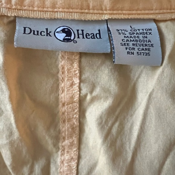 DUCK HEAD Sleeveless Button Down Top with Pearl Snaps Size Lg - Picture 5 of 6